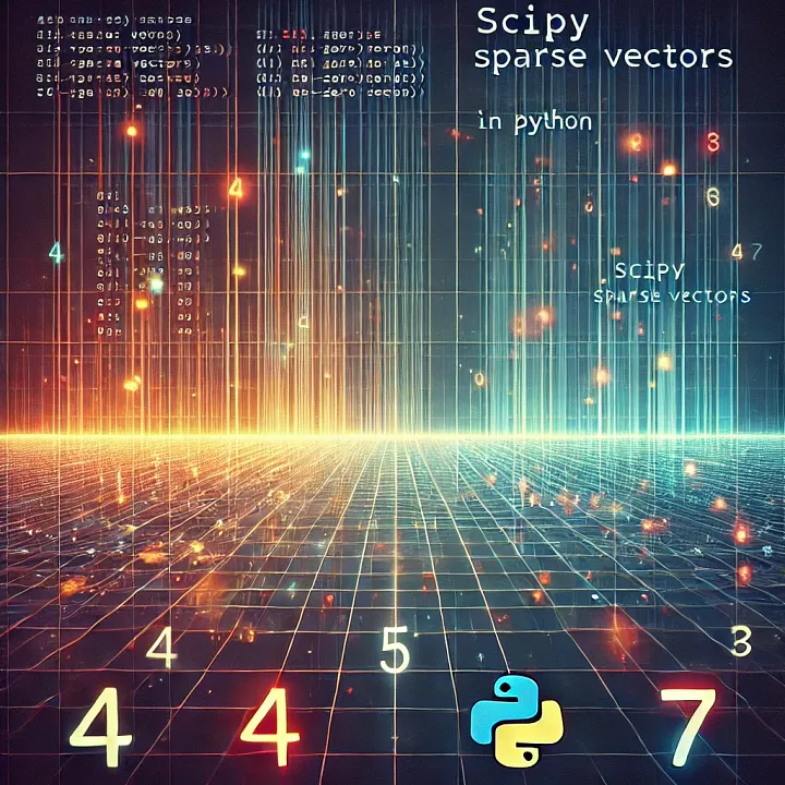 Learn how to create sparse vectors in Python using scipy.sparse. Optimize memory and computation for machine learning, NLP, and data science with efficient sparse data structures.